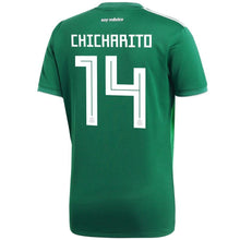 Load image into Gallery viewer, Javier Hernandez #14 Mexico National Team Green 2018 Home Replica Jersey