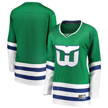 Load image into Gallery viewer, Carolina Hurricanes Women's Green Whalers Night Breakaway Jersey
