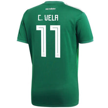 Load image into Gallery viewer, Carlos Vela #11 Mexico National Team Green 2018 Home Replica Jersey