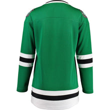 Load image into Gallery viewer, Dallas Stars Women's White Away/Green Breakaway Jersey