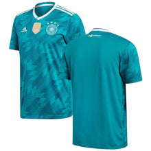 Load image into Gallery viewer, Germany National Team Green/White 2018 Away Replica Blank Jersey