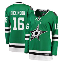 Load image into Gallery viewer, Jason Dickinson #16 Dallas Stars Women's Kelly Green Breakaway Player Jersey