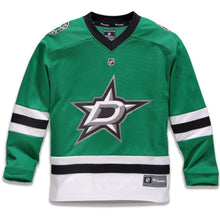 Load image into Gallery viewer, Dallas Stars Youth Green Home Replica Blank Jersey