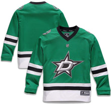 Load image into Gallery viewer, Dallas Stars Youth Green Home Replica Blank Jersey