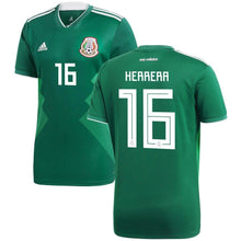 Load image into Gallery viewer, Hector Herrera #16 Mexico National Team Green 2018 Home Replica Jersey