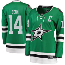 Load image into Gallery viewer, Jamie Benn #14 Dallas Stars Women's Green Home Breakaway Player Jersey