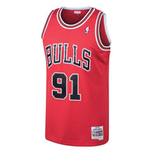 Load image into Gallery viewer, Dennis Rodman #91 Chicago Bulls 1997-98 Hardwood Classics Mens Swingman Jersey