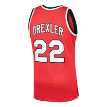 Load image into Gallery viewer, Clyde Drexler #22 Portland Trail Blazers Red Hardwood Classics Mens Swingman Jersey