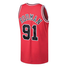 Load image into Gallery viewer, Dennis Rodman #91 Chicago Bulls 1997-98 Hardwood Classics Mens Swingman Jersey