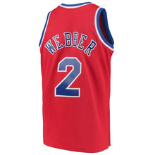 Load image into Gallery viewer, Chris Webber #2 Washington Wizards Red 1994-95 Hardwood Classics Mens Swingman Jersey