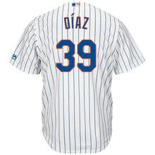 Load image into Gallery viewer, Edwin Diaz #39 New York Mets White/Royal Home Cool Base Player Jersey