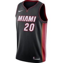 Load image into Gallery viewer, Justise Winslow #20 Miami Heat Black Mens Swingman Jersey - Icon Edition