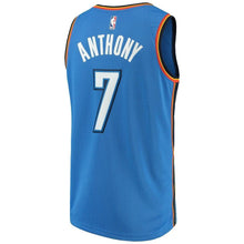 Load image into Gallery viewer, Carmelo Anthony #7 Oklahoma City Thunder Blue Mens Swingman Jersey - Icon Edition