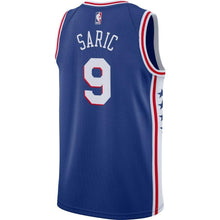 Load image into Gallery viewer, Dario Saric #9 Philadelphia 76ers Blue Mens Swingman Jersey - Icon Edition