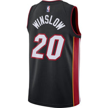 Load image into Gallery viewer, Justise Winslow #20 Miami Heat Black Mens Swingman Jersey - Icon Edition