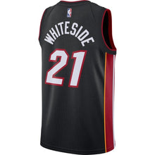 Load image into Gallery viewer, Hassan Whiteside #21 Miami Heat Black Mens Swingman Jersey