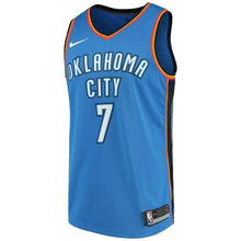 Load image into Gallery viewer, Carmelo Anthony #7 Oklahoma City Thunder Blue Mens Swingman Jersey - Icon Edition