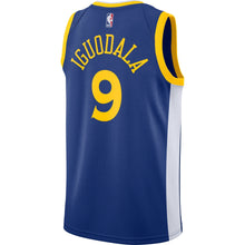 Load image into Gallery viewer, Andre Iguodala #9 Golden State Warriors Blue Mens Swingman Jersey - Icon Edition