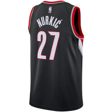 Load image into Gallery viewer, Jusuf Nurkic #27 Portland Trail Blazers Black Mens Swingman Jersey - Icon Edition