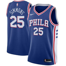 Load image into Gallery viewer, Ben Simmons #25 Philadelphia 76ers 2018/19 Mens Swingman Jersey