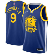 Load image into Gallery viewer, Andre Iguodala #9 Golden State Warriors Blue Mens Swingman Jersey - Icon Edition