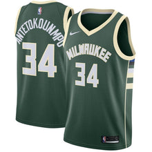 Load image into Gallery viewer, Giannis Antetokounmpo #34 Milwaukee Bucks 2018/19 Mens Swingman Jersey