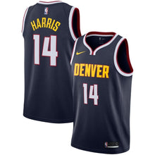 Load image into Gallery viewer, Gary Harris #14 Denver Nuggets Navy Mens Swingman Jersey - Icon Edition
