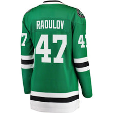 Load image into Gallery viewer, Alexander Radulov #47 Dallas Stars Women&#39;s Kelly Green Breakaway Player Jersey