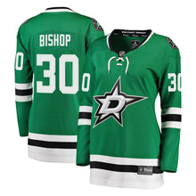 Load image into Gallery viewer, Ben Bishop #30 Dallas Stars Women's Kelly Green Breakaway Player Jersey