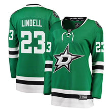 Load image into Gallery viewer, Esa Lindell #23 Dallas Stars Women's Kelly Green Breakaway Player Jersey
