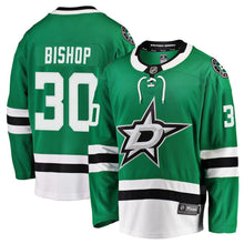 Load image into Gallery viewer, Ben Bishop # 30 Dallas Stars Kelly Green Breakaway Jersey