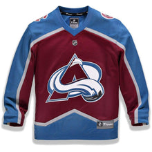 Load image into Gallery viewer, Colorado Avalanche Youth Maroon Home Replica Blank Jersey