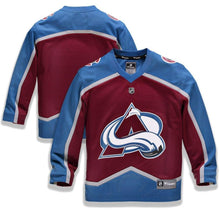 Load image into Gallery viewer, Colorado Avalanche Youth Maroon Home Replica Blank Jersey