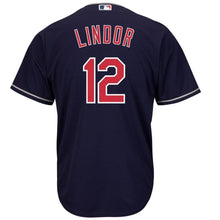 Load image into Gallery viewer, Francisco Lindor Cleveland Indians 2019 Cool Base Player Jersey