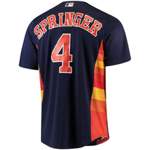 Load image into Gallery viewer, George Springer #4 Houston Astros Cool Base Player Jersey