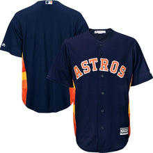 Load image into Gallery viewer, Houston Astros White/Navy/Orrange Official Cool Base Jersey