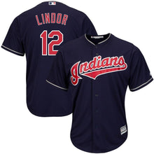 Load image into Gallery viewer, Francisco Lindor Cleveland Indians 2019 Cool Base Player Jersey
