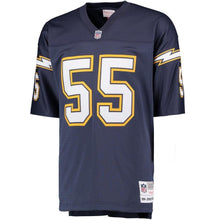Load image into Gallery viewer, Junior Seau #55 San Diego Chargers Navy 1994 Replica Retired Player Jersey