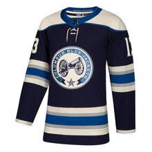 Load image into Gallery viewer, Cam Atkinson #13 Columbus Blue Jackets Navy Alternate Player Jersey