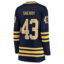 Load image into Gallery viewer, Conor Sheary #43 Buffalo Sabres Women's Navy Home Breakaway Player Jersey