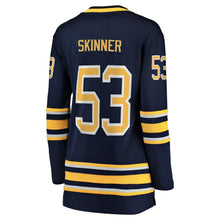 Load image into Gallery viewer, Jeff Skinner #53 Buffalo Sabres Women's Navy Home Breakaway Player Jersey