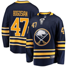 Load image into Gallery viewer, Zach Bogosian #47 Buffalo Sabres Navy Breakaway Player Jersey