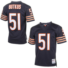 Load image into Gallery viewer, Dick Butkus #51 Chicago Bears Navy Blue 1966 Replica Retired Player Jersey