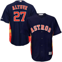 Load image into Gallery viewer, Jose Altuve #27 Houston Astros Youth Fashion Official Cool Base Player Jersey