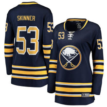 Load image into Gallery viewer, Jeff Skinner #53 Buffalo Sabres Women's Navy Home Breakaway Player Jersey