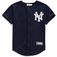 Load image into Gallery viewer, Giancarlo Stanton #27 New York Yankees Youth Navy Fashion Official Cool Base Player Jersey
