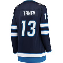Load image into Gallery viewer, Brandon Tanev #13 Winnipeg Jets Women's Navy Breakaway Jersey