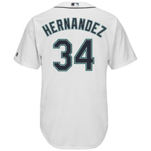 Load image into Gallery viewer, Felix Hernandez #34 Seattle Mariners Youth Navy Official Cool Base Player Jersey