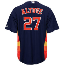 Load image into Gallery viewer, Jose Altuve #27 Houston Astros Youth Fashion Official Cool Base Player Jersey
