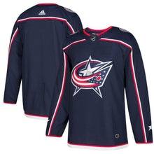 Load image into Gallery viewer, Columbus Blue Jackets Navy Home Blank Jersey
